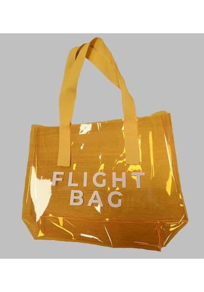 Plaj Cantası " Flıght Bag " Sarı " Sarı