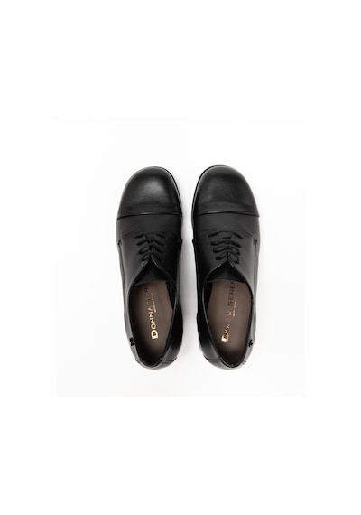 Nappa Pelle Nero Oxford Klasik Kadın 1n5788dm Donna Serena 5788dm Nap Pel Ner/lız Ner Siyah