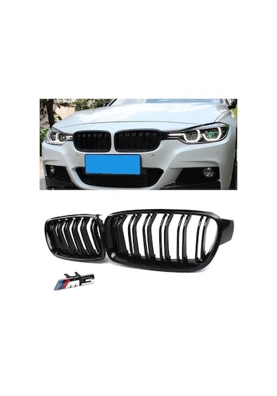 Hdmtuning Bmw F30-35 M3 Ön Panjur Izgara Böbrek Piano Black 2012-2018 Arası