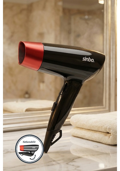 Sinbo Shd-7097 Travel Seyahat Tipi Saç Kurutma Makinesi