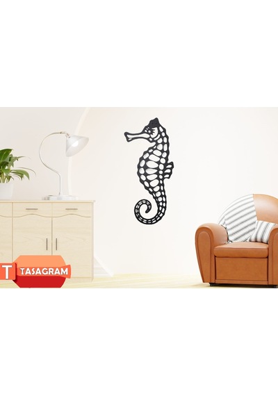 Seahorse Lazer Kesim Metal Tablo