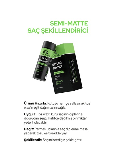 Saç Şekillendirici Toz Wax Strong & Semimatte Toz Wax İkili Set Saçbakım