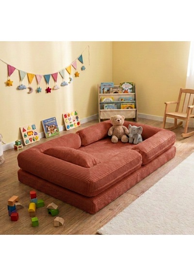 Miniwood Montessori Yatak Oyun Alanlı Bebek Yer Yatağı Sünger Çocuk Karyola 98 x 150 CM