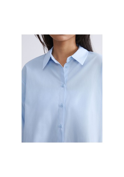 LC Waikiki Alıta Cıty Farkıyla Lcw Modest Mavi Poplin Kadın Gömlek Tunik Mavi - 931522758 Mavi LC Waikiki Alıta Cıty Farkıyla Lcw Modest Mavi Poplin Kadın Gömlek Tunik Mavi - 931522758 Mavi