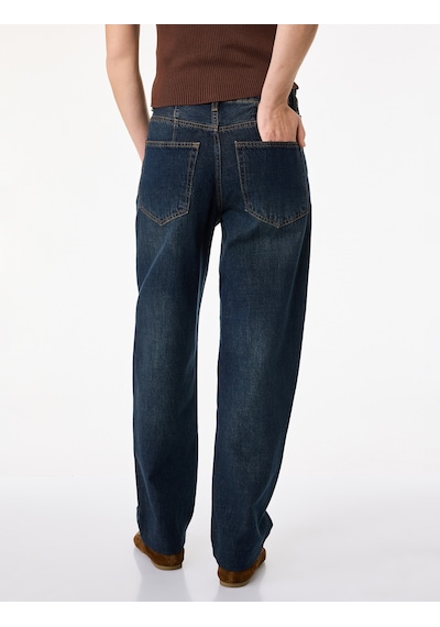 Koton Pamuklu Düğmeli Cepli Normal Bel Düz Paça Denim Pantolon - Tapered Fit Jean Green Cast 6sal40194md Yeşil Koton Pamuklu Düğmeli Cepli Normal Bel Düz Paça Denim Pantolon - Tapered Fit Jean Green Cast 6sal40194md Yeşil
