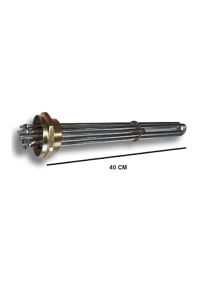 Rezistans 2" 10000w 40 Cm 8,5mm 220-380v Dolgusuz 304 Cr-ni