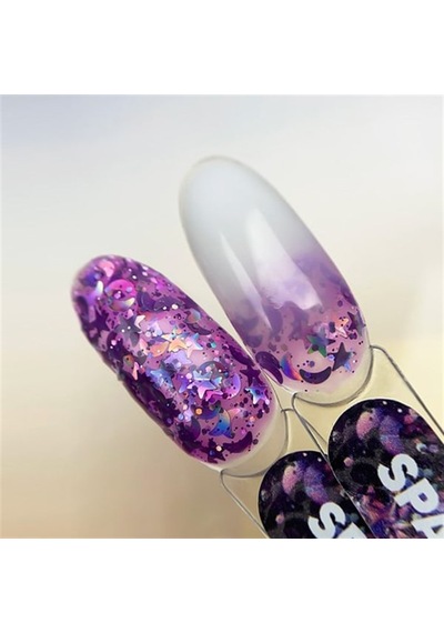 Nail Art Tasarım Jel Galaxy Space 5 Gr Mor