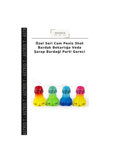 Özel Seri Cam Shot Bardak Bekarlığa Veda Şarap Bardaği Parti Gereci
