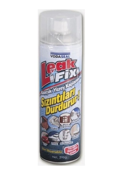 Vodeseal Leak Fix Kauçuk Kaplama Spreyi Siyah 396 Gr