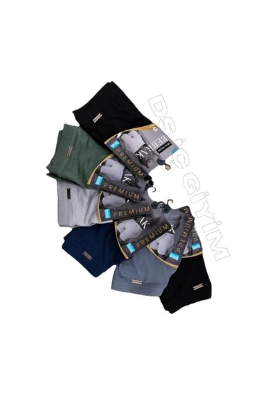 Berrak 4434 Erkek Çok Renkli Likralı Micro Modal Boxer 6 Adet
