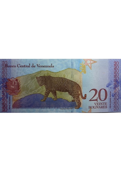 Emir Collectıon Venezuela 2018 Yılı 20 Bolivares Çil Unc Koleksiyon Para