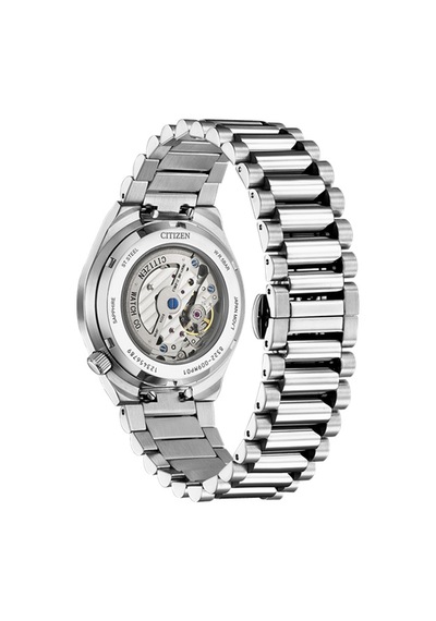 Citizen Nk5010-51x Otomatik Çelik Gri Yeşil Kadran Safir Cam 40 Mm Erkek Kol Saati Gri