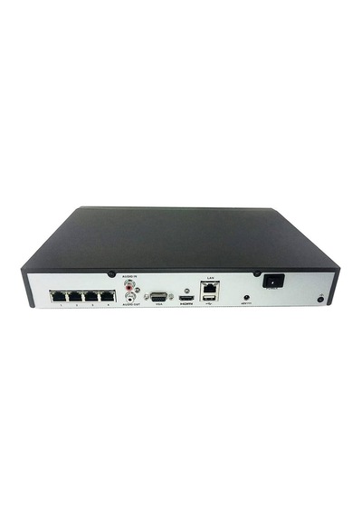Hılook Nvr-104mh-c/4p, 4kanal Poe, 8mpix, H265+, 1 Hdd Desteği, 1080p Kayıt, 80mbps Bant Genişliği, 4k Motion Detection 2.0, Nvr