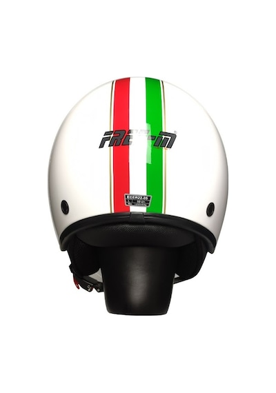 Fr612 Italy Motosiklet Kaskı Güneş Vizörlü Yarım Açık Motorcu Kask Çok Renkli