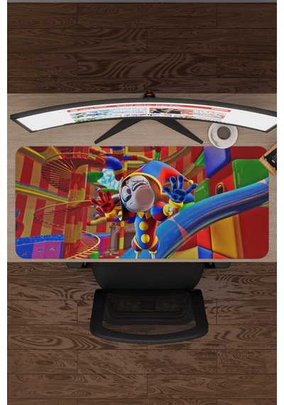 Tadc Amazing Digital Circus Dikişli Kauçuk Oyuncu Mousepad V5 - 90x40 Xxl Gaming Mouse Pad