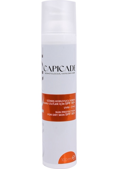 Capicade Kuru Ciltler İçin Güneş Kremi SPF50+ 100 ML