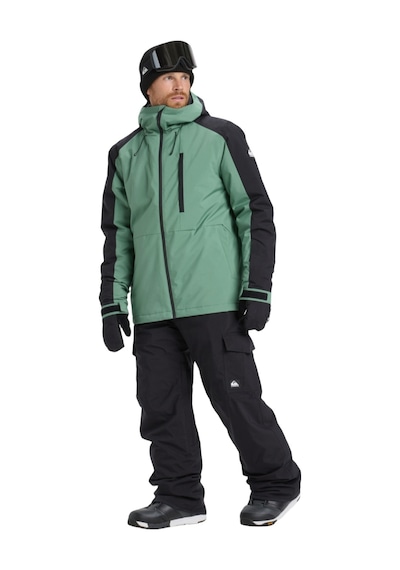 Quıksılver Quiksilver Mission Block Jk Erkek Yeşil Snowboard Ceketi Gnd0 Yeşil