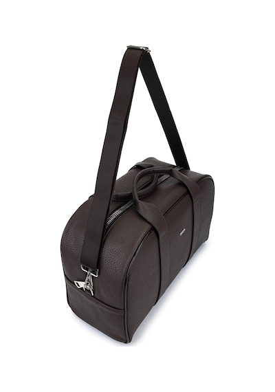 Tamer Tanca Unisex Suni Deri Kahverengi El Valizi 1012 2023 Vlz Sk25-26 Kahve Fltr