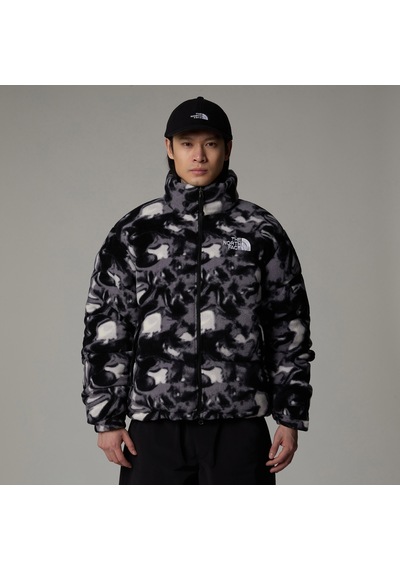 The North Face Polar Nuptse Erkek Desenli Siyah Mont Düz Nf0a88xn31ı1 Siyah