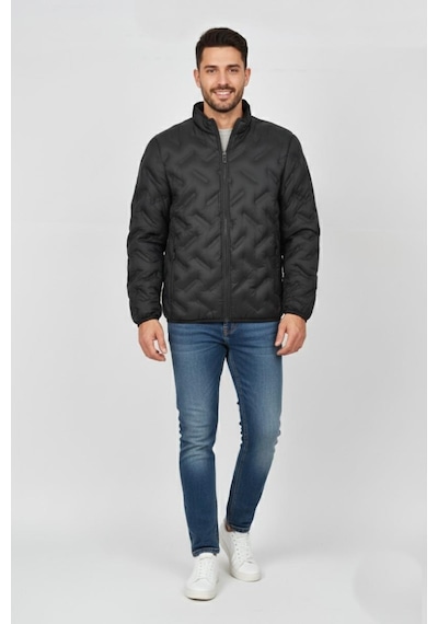Dynamo Erkek Kapüşonlu Spor Mont 2 Parça Regular Fit 3362 Bgl-st04898 Siyah