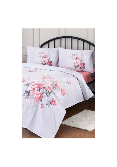 Rose Quartz Tek Kişilik Pike Takımı Pembe Çok Renkli