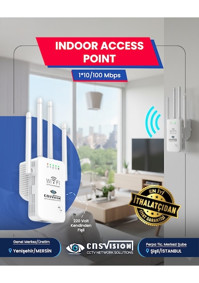 Wifi Repeater Access Point İç Ortam Ev&ofis Tipi