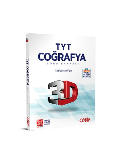 3D Yayınları Tyt Coğrafya 3D Soru Bankası