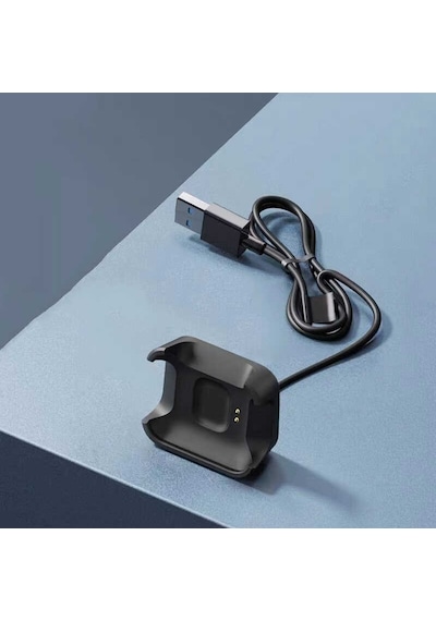 Siyah Xiaomi Redmi Watch Mi Watch Lite Usb Şarj Kablosu-zore