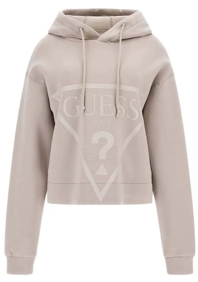 Guess Kadın Üçgen Logolu Scuba Sweatshi Rt Gri