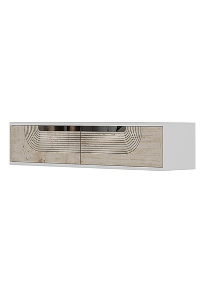 Da1202bts Meyra Dresuar Ve Antre Rafı Beyaz-traverten-silver 120cm Beyaz - Traverten - Gümüş Da1202bts Meyra Dresuar Ve Antre Rafı Beyaz-traverten-silver 120cm Beyaz - Traverten - Gümüş