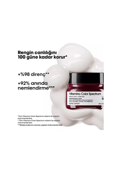 Loreal Professionnel Vitamino Color Spectrum Boyalı Saçlar İçin Nemlendirici Bakım Maskesi 250ml