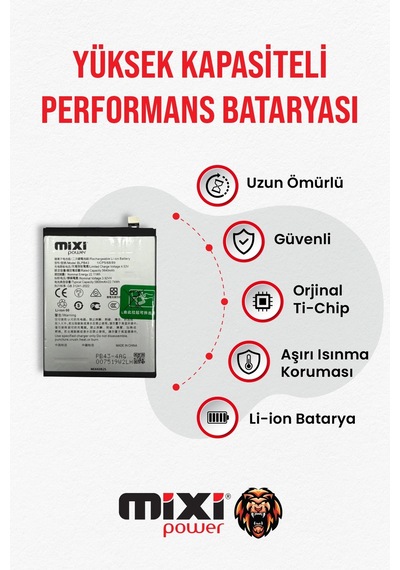 Oppo Reno 13 Pro Uyumlu Tam Kapasite Batarya Tr Garantili