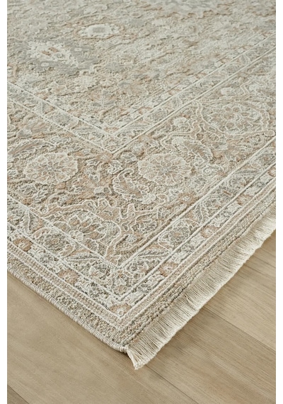Seyran Halı Nuda 1303 Krem Mikro Polyester - Viskon Makine Halısı