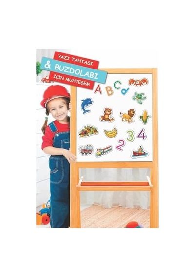 Manyetik Mıknatıslı 30 Parça Hayvanlar Ve 26 Parça Sebze Meyveler Eğitici Set Magnet