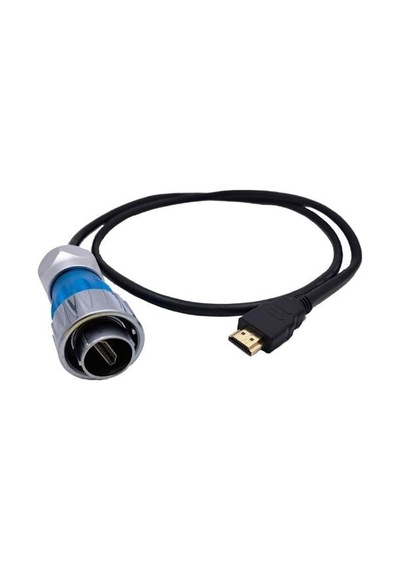 Dh24-hdmı-mp-mp-1m-001 Su Geçirmez Hdmı Erkek Konnektör - 1m Kablo