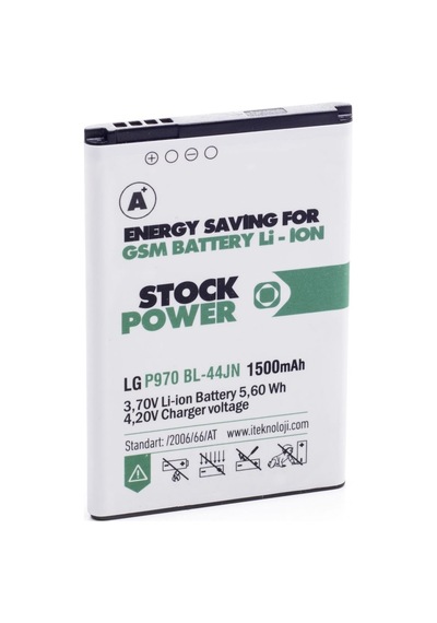LG Uyumlu P 970 / Bl 44Jn 1500 Mah Stock Power Batarya