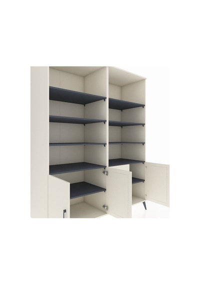 Kronos Gardrop 10 Raflı 4 Kapaklı 176x59x221 Aytaşı-aytaşı/antrasit Beyaz