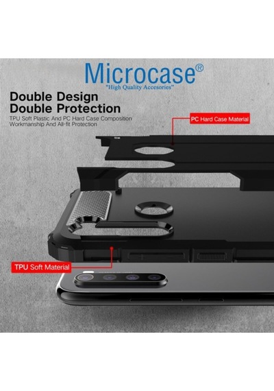 Microcase Redmi Note 8 King Serisi Armor Kilif + Cam (Seç) 385815414