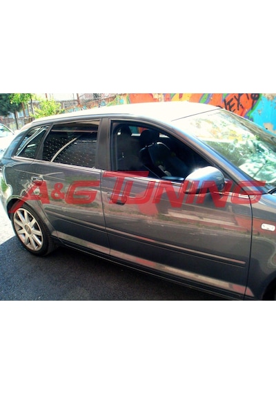 Audı A3 Krom Cam Çıtası Tk. 2004-2012 6 Prç Paslanmaz Çelik N11.4631