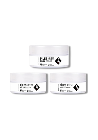 Piles Cream Bitkisel Içerikli Anında Etkili Bakım Kremi 50 Ml X 3 Adet