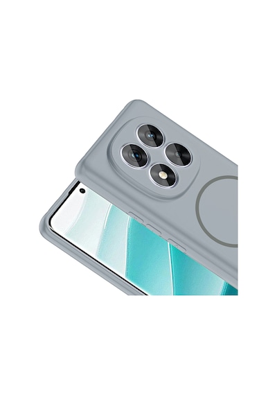 Xiaomi Redmi Note 14 Pro 5g Kılıf Magsafe Destekli Kamera Korumalı Yumuşak Silikon Pazarplus Mürdüm