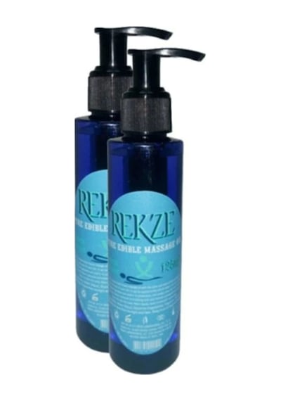 Rekze Erkeklere Ve Bayanlara Sade Yenilebilir Masaj Yağı Pure Edible Massage Oil 125ml 2 Adet