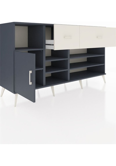 Kronos Konsol 6 Raflı 2 Çekmeceli Tek Kapaklı 176x59x99 Antrasit-antrasit/aytaşı Antrasıt/aytası - Antrasıt Kronos Konsol 6 Raflı 2 Çekmeceli Tek Kapaklı 176x59x99 Antrasit-antrasit/aytaşı Antrasıt/aytası - Antrasıt