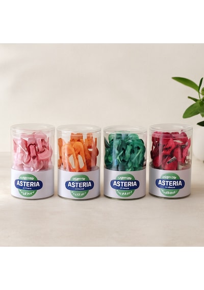 Plastik Renkli Mandal 36'lı Kutulu Yaysız Çok Renkli