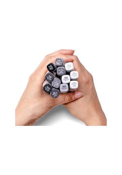 Cz20075152 Classic Ng Marker 12-er Set N0, N1, N2, N3, N4, N5, N6, N7, N8, N9, N10, 110, Gri Diğer