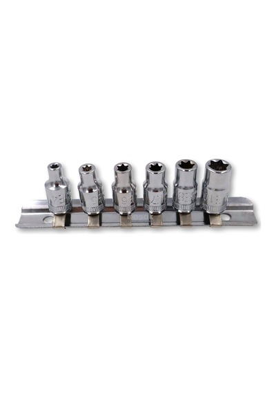 Ceta E4 - E10 Dişi Torx 1/4" Lokma Takımı 6 Parça C06-R06