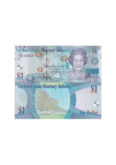 Cayman Adaları 2024 Yılı 1 Dolar ' Kraliçe Elizabeth ' Yabancı Kağıt Para Çil Unc Koleksiyon Para
