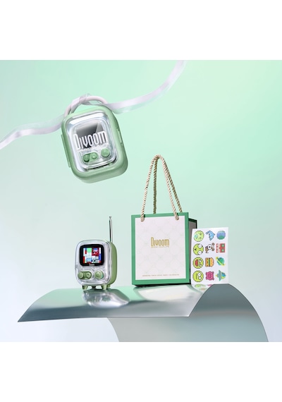 Divoom Tiivoo-2 Fm Radyolu Mini Bluetooth Hoparlör