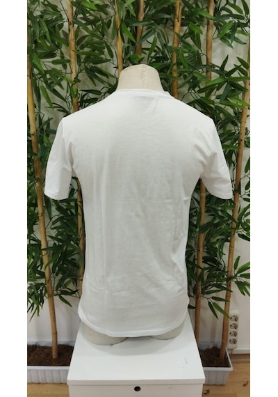 Erkek True Religion Baskılı Süprem T-shirt Beyaz