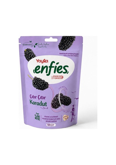 Yayla Freeze Dried Çıtır Çıtır Karadut 15 Gr 15 G